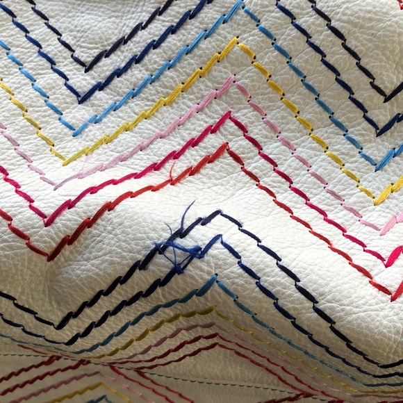 Fendi doctors borsa bag multi color stitching - Picture 8 of 16